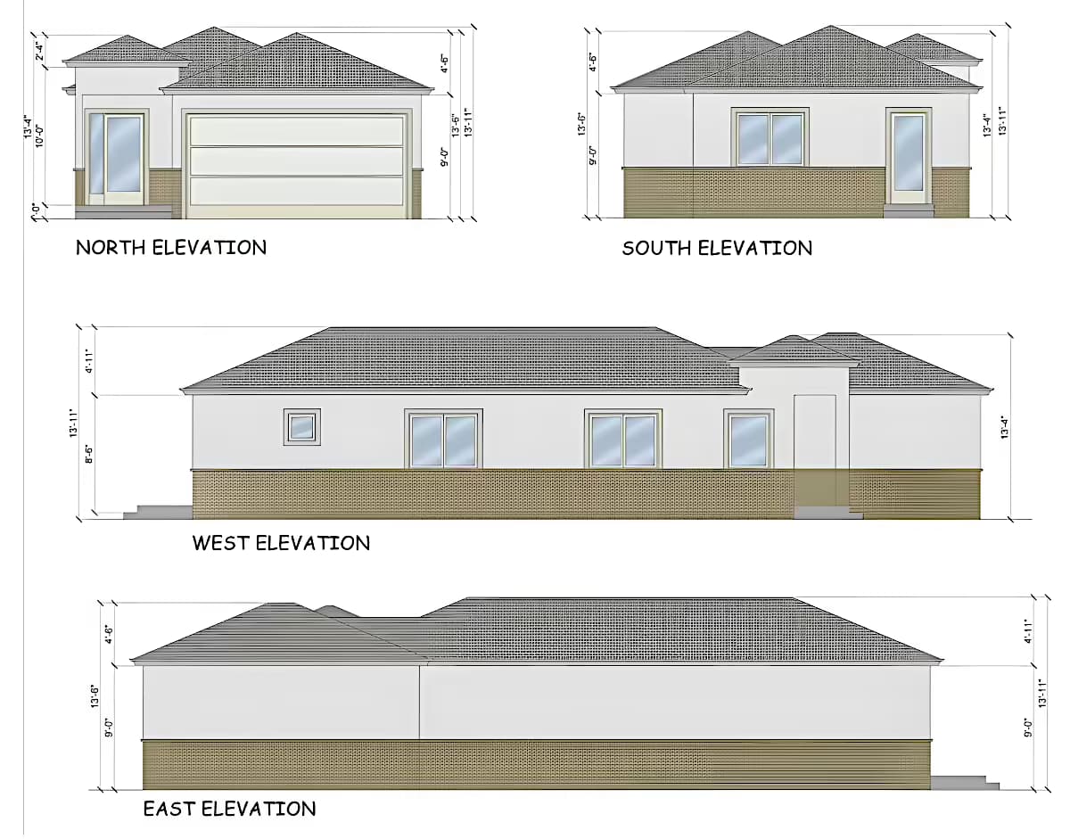 Garage Addition in Sun Valley, 91352 (800 sq. ft.) - Elevations