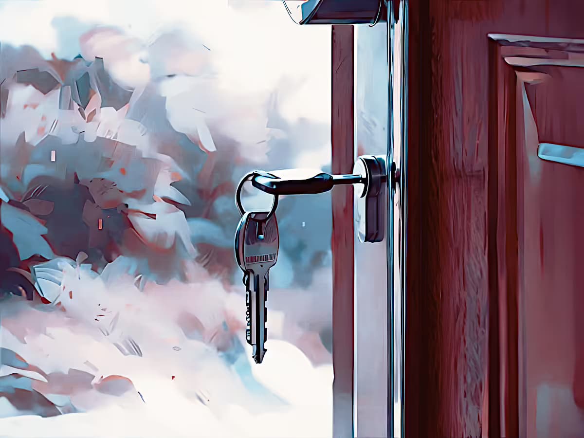 California ADU entrance with homeowner's key