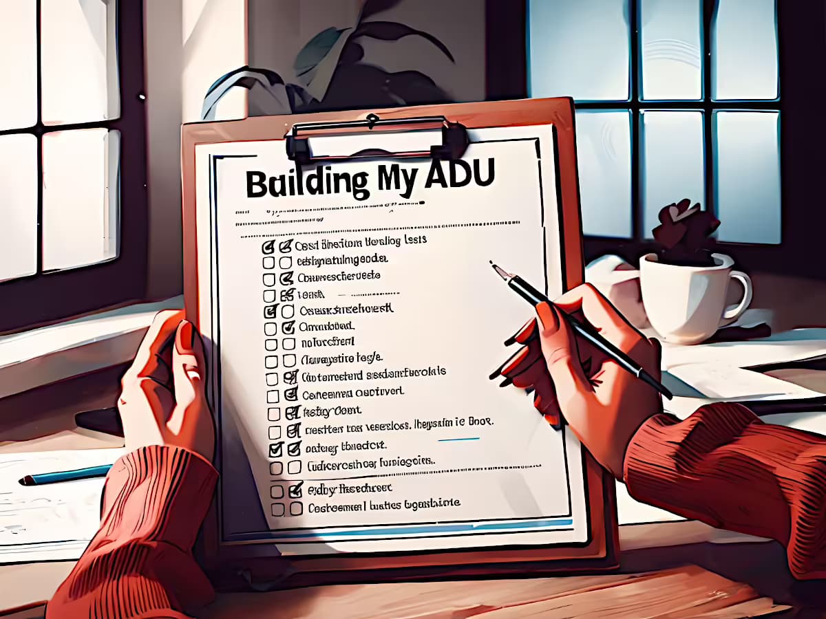 Homeowner's checklist before starting on an ADU construction project