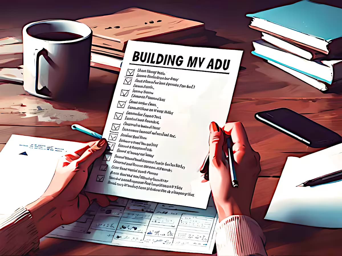 ADU pre-construction checklist for homeowners